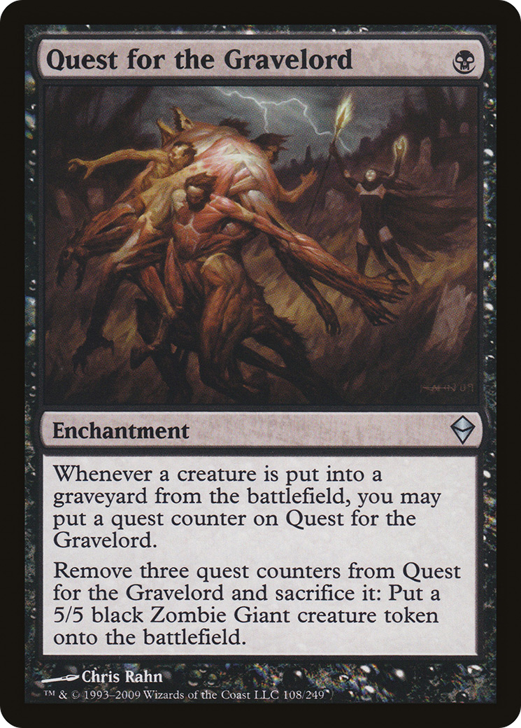Quest for the Gravelord (ZEN-108) [Zendikar] Foil