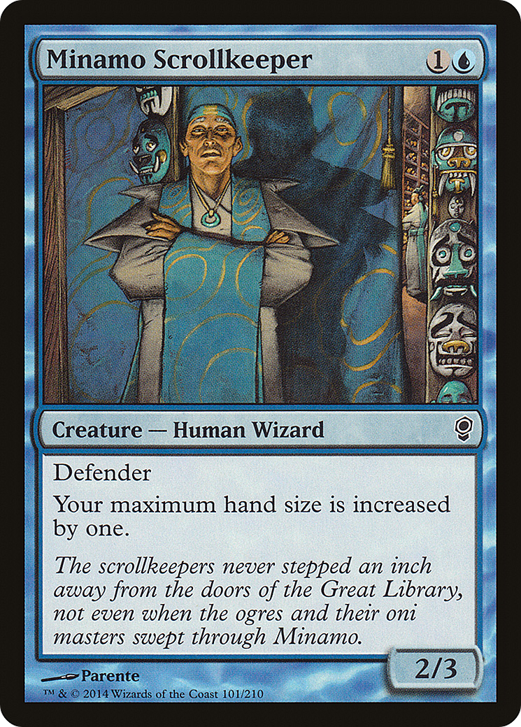 Minamo Scrollkeeper (CNS-101) [Conspiracy] Foil