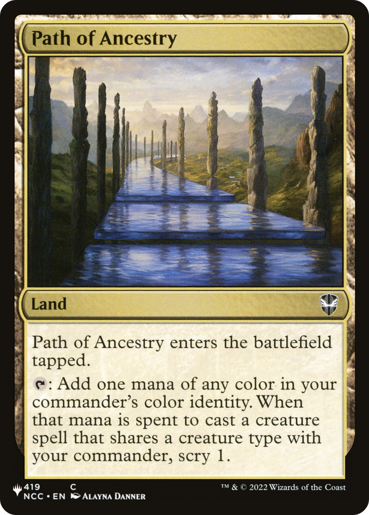 Path of Ancestry (LIST-NCC-419) [The List]