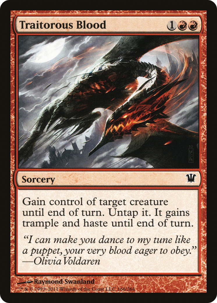 Traitorous Blood (ISD-166) [Innistrad] Foil