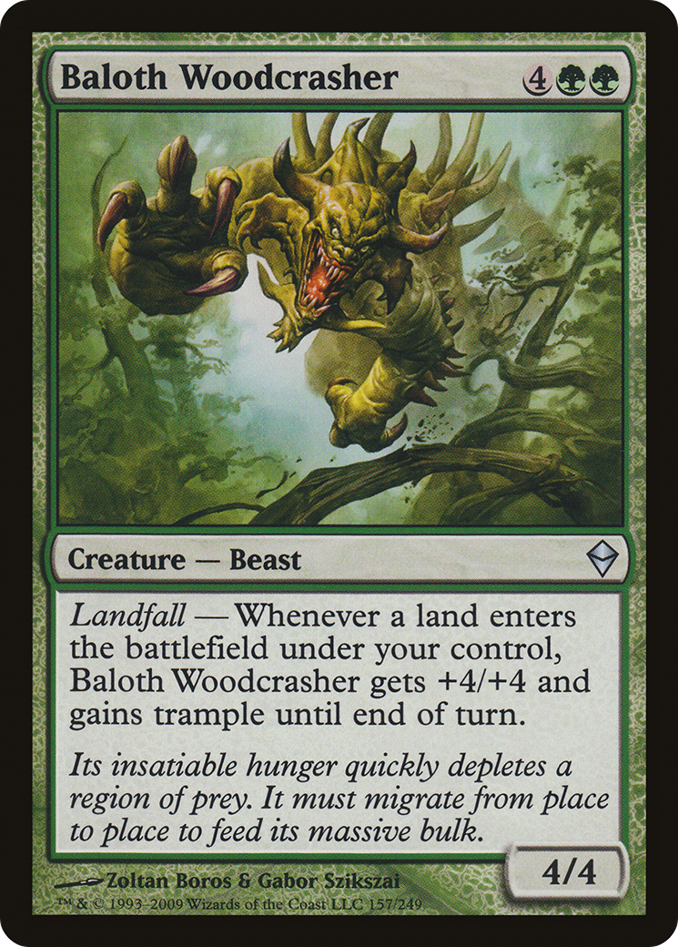 Baloth Woodcrasher (ZEN-157) [Zendikar]