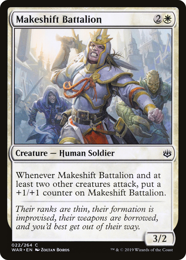 Makeshift Battalion (WAR-022) [War of the Spark]