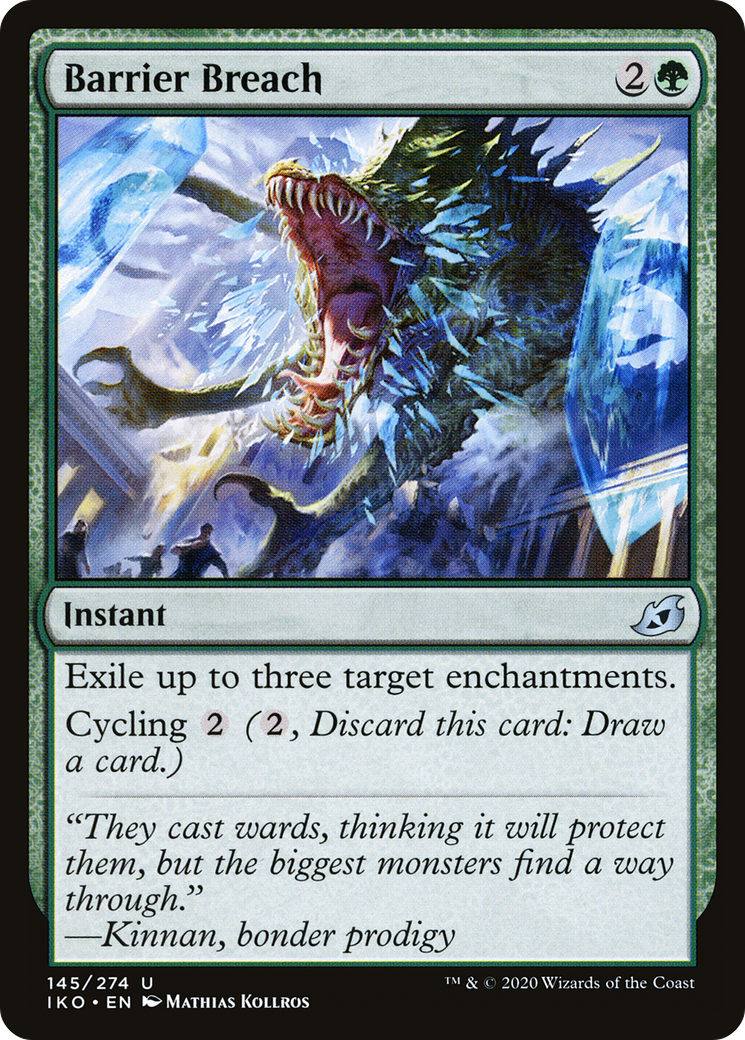Barrier Breach (IKO-145) [Ikoria: Lair of Behemoths] Foil