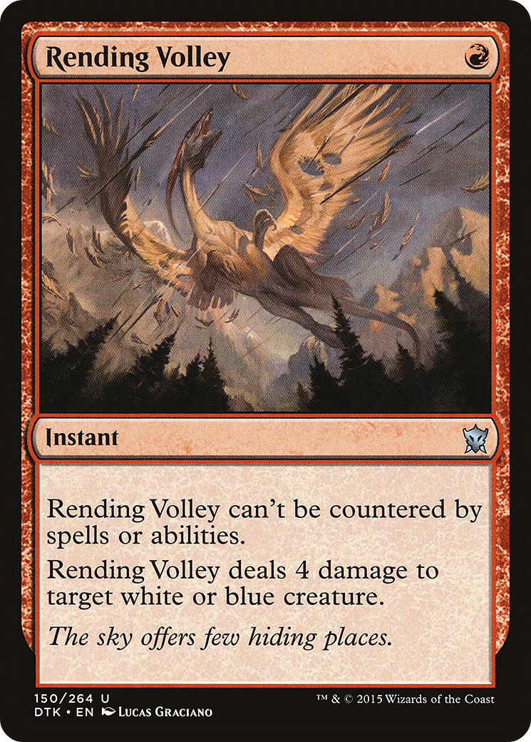 Rending Volley (DTK-150) [Dragons of Tarkir] Foil
