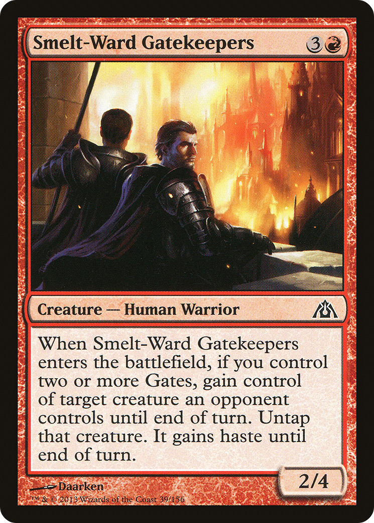 Smelt-Ward Gatekeepers (DGM-039) [Dragon's Maze] Foil