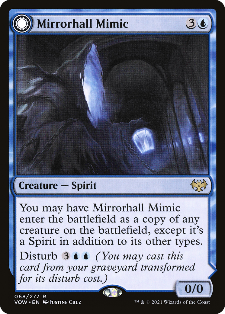 Mirrorhall Mimic (VOW-068) [Innistrad: Crimson Vow] Foil
