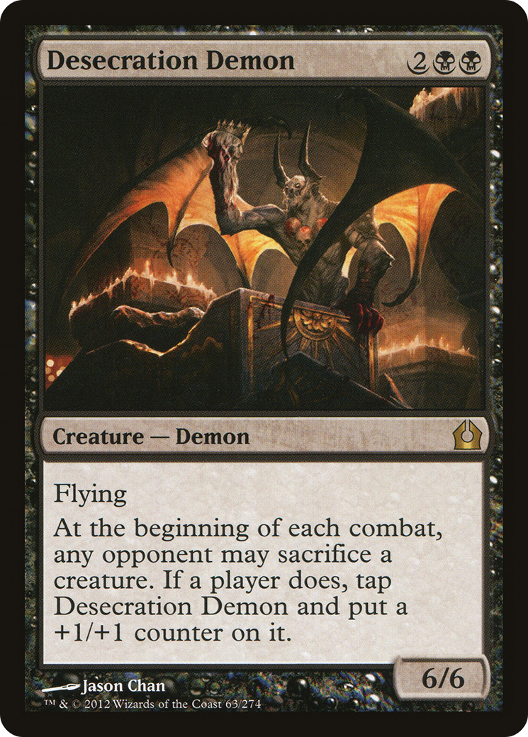 Desecration Demon (RTR-063) [Return to Ravnica]