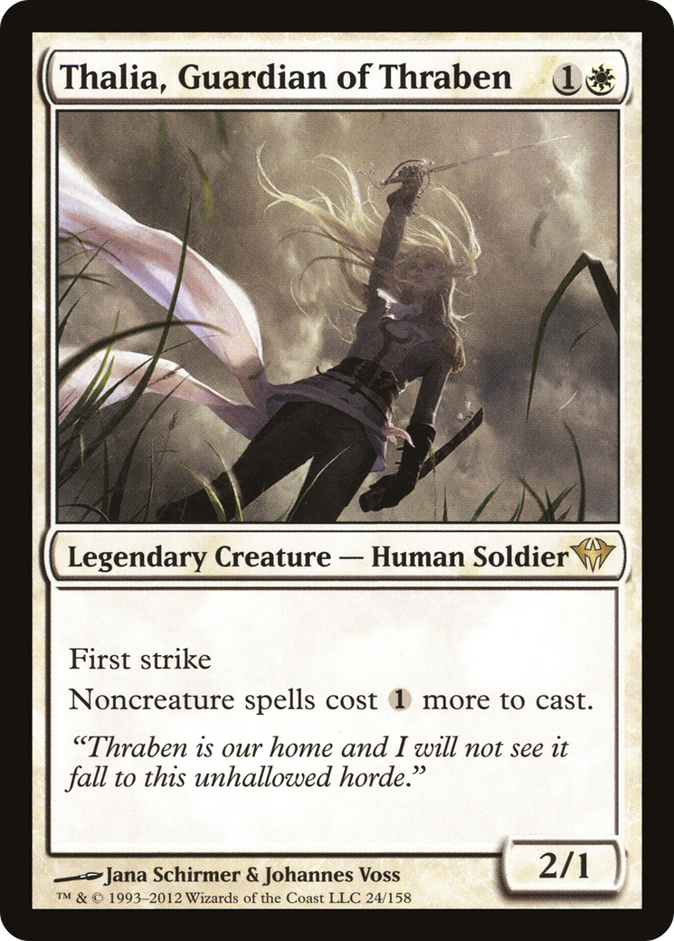 Thalia, Guardian of Thraben (DKA-024) [Dark Ascension] Foil