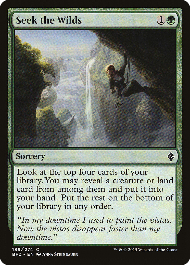 Seek the Wilds (BFZ-189) [Battle for Zendikar] Foil