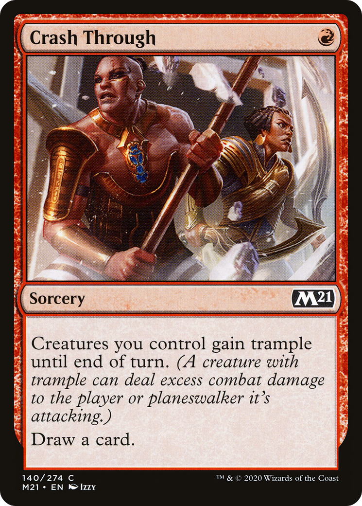 Crash Through (M21-140) [Core Set 2021] Foil
