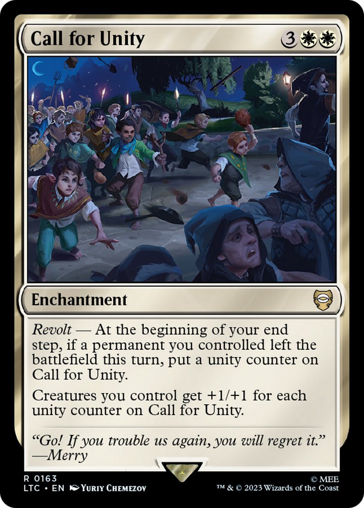 Call for Unity (LTC-163) [Tales of Middle-earth Commander]