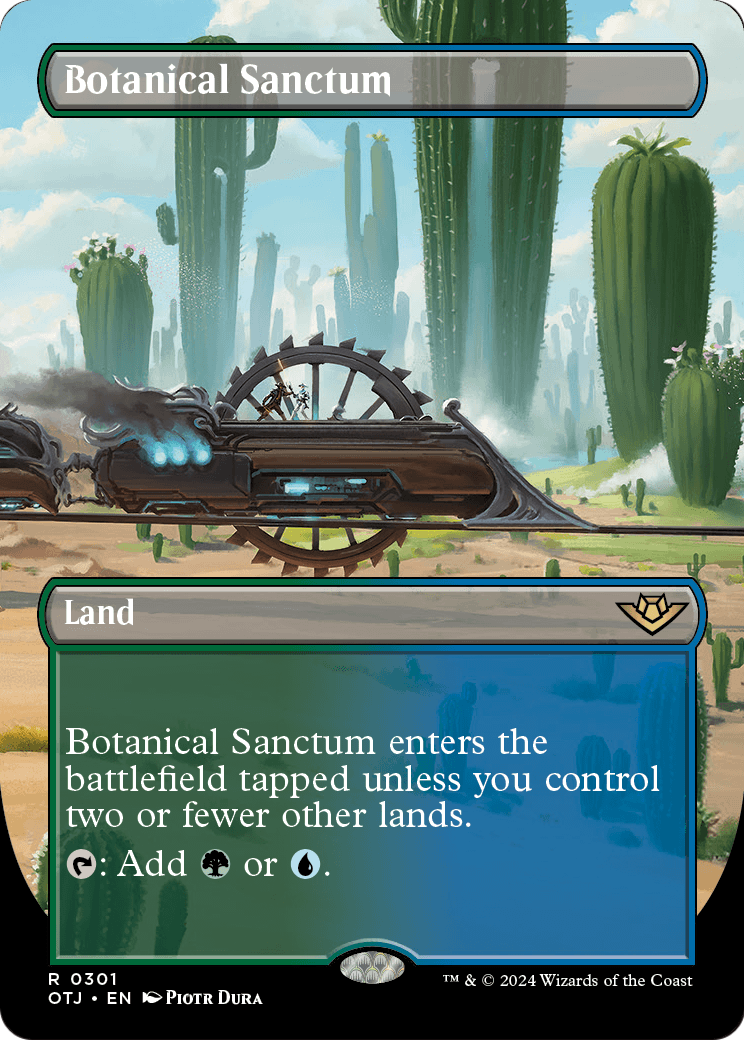 Botanical Sanctum (Borderless) (OTJ-301) [Outlaws of Thunder Junction]
