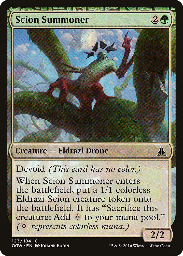 Scion Summoner (OGW-123) [Oath of the Gatewatch] Foil