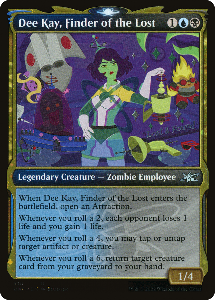 Dee Kay, Finder of the Lost (Showcase) (Galaxy Foil) (UNF-510) [Unfinity] Foil