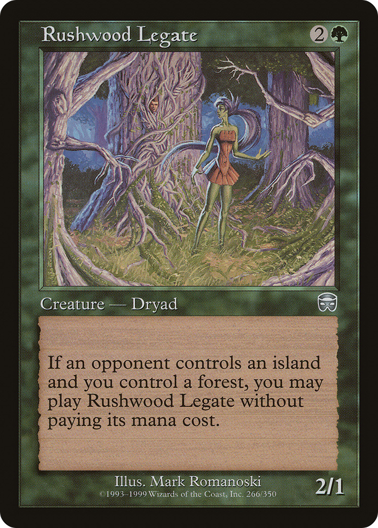 Rushwood Legate (MMQ-266) [Mercadian Masques] Foil