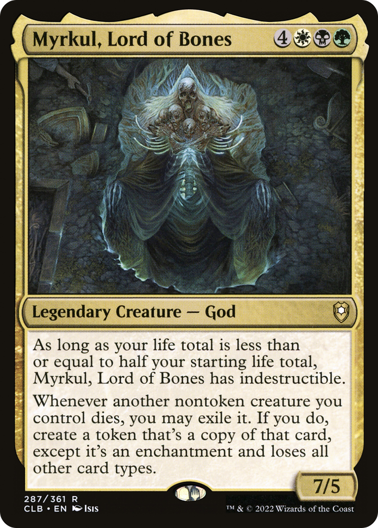 Myrkul, Lord of Bones (CLB-287) [Commander Legends: Battle for Baldur's Gate]