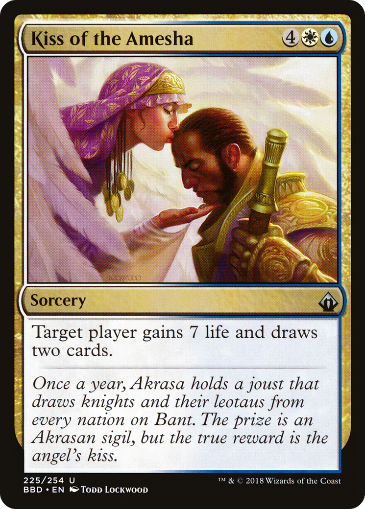 Kiss of the Amesha (BBD-225) [Battlebond] Foil