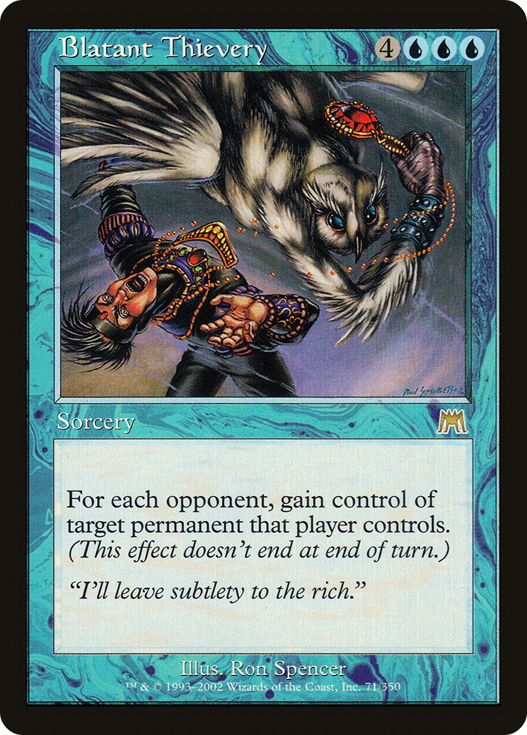 Blatant Thievery (ONS-071) [Onslaught] Foil
