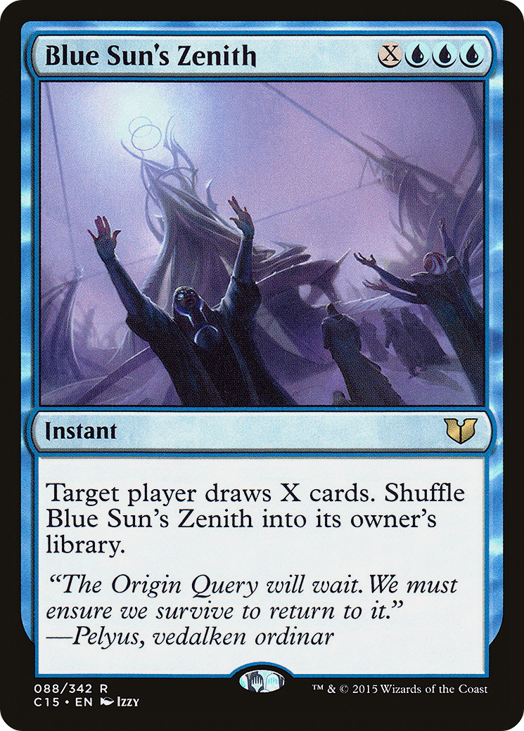 Blue Sun's Zenith (C15-088) [Commander 2015]