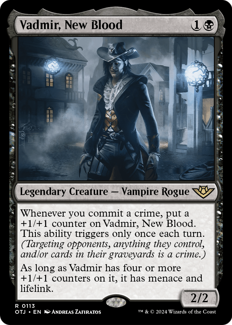 Vadmir, New Blood (OTJ-113) [Outlaws of Thunder Junction] Foil