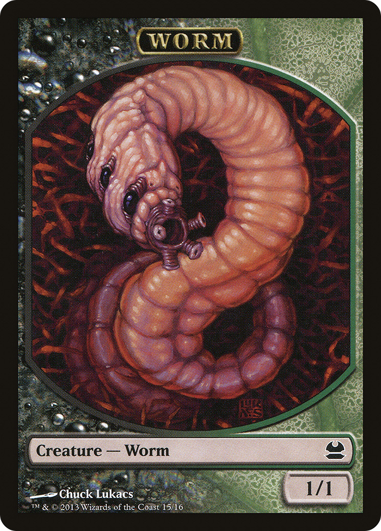 Worm Token (MMA-015) [Modern Masters Tokens]