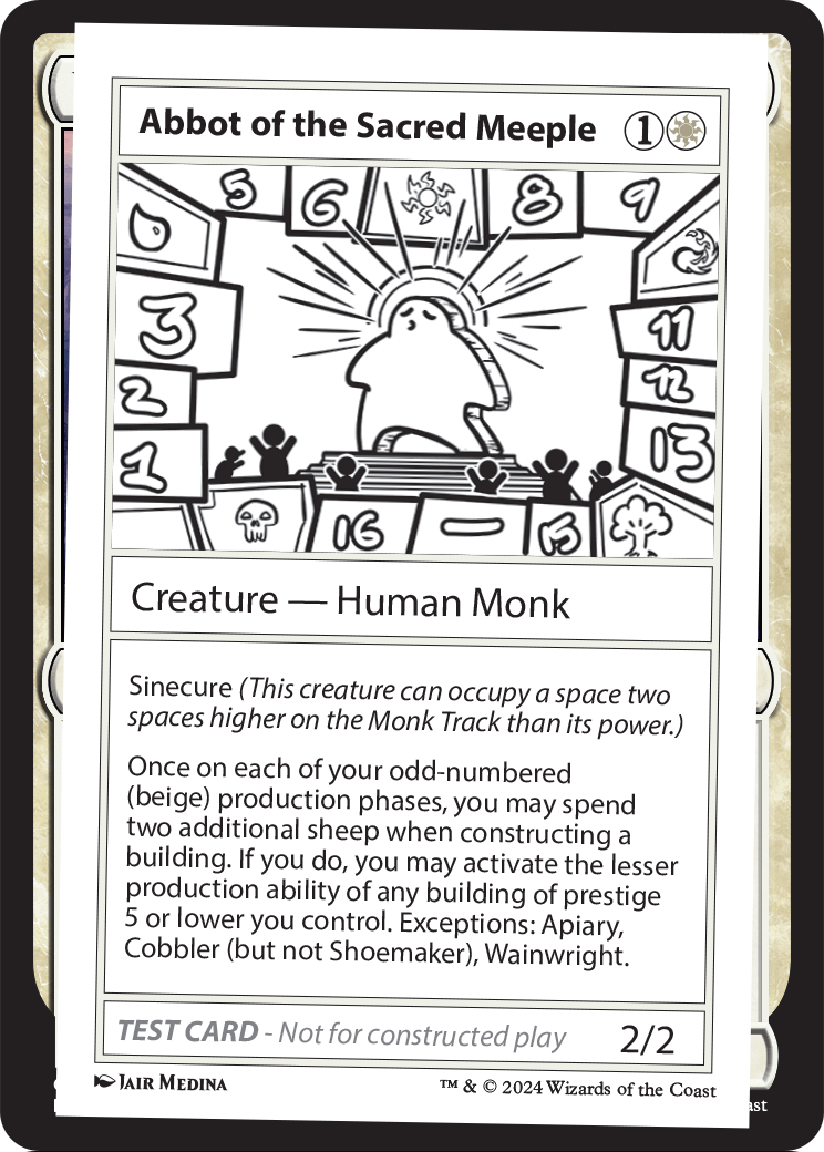 Abbot of the Sacred Meeple [Mystery Booster 2]