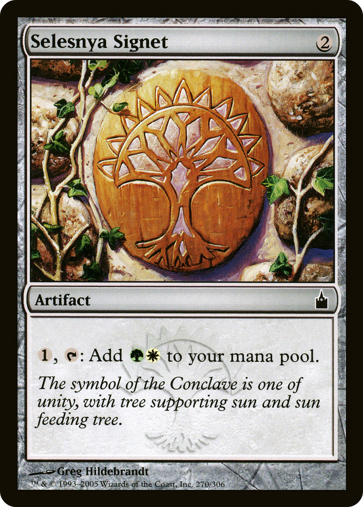 Selesnya Signet (RAV-270) [Ravnica: City of Guilds]