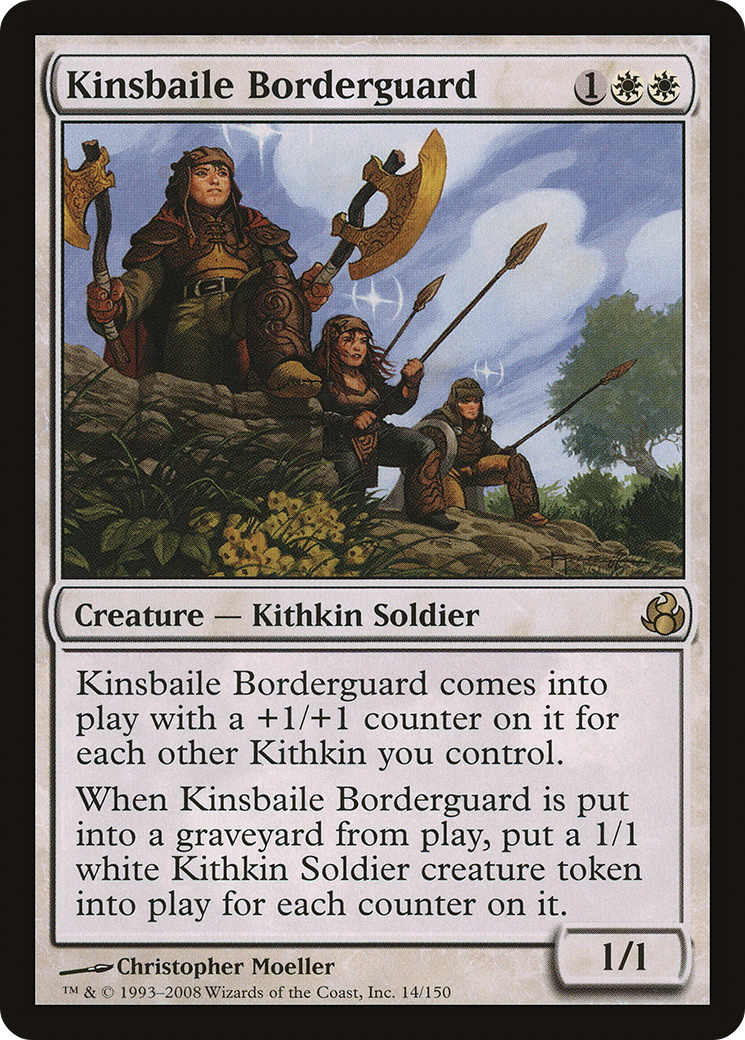 Kinsbaile Borderguard (MOR-014) [Morningtide] Foil
