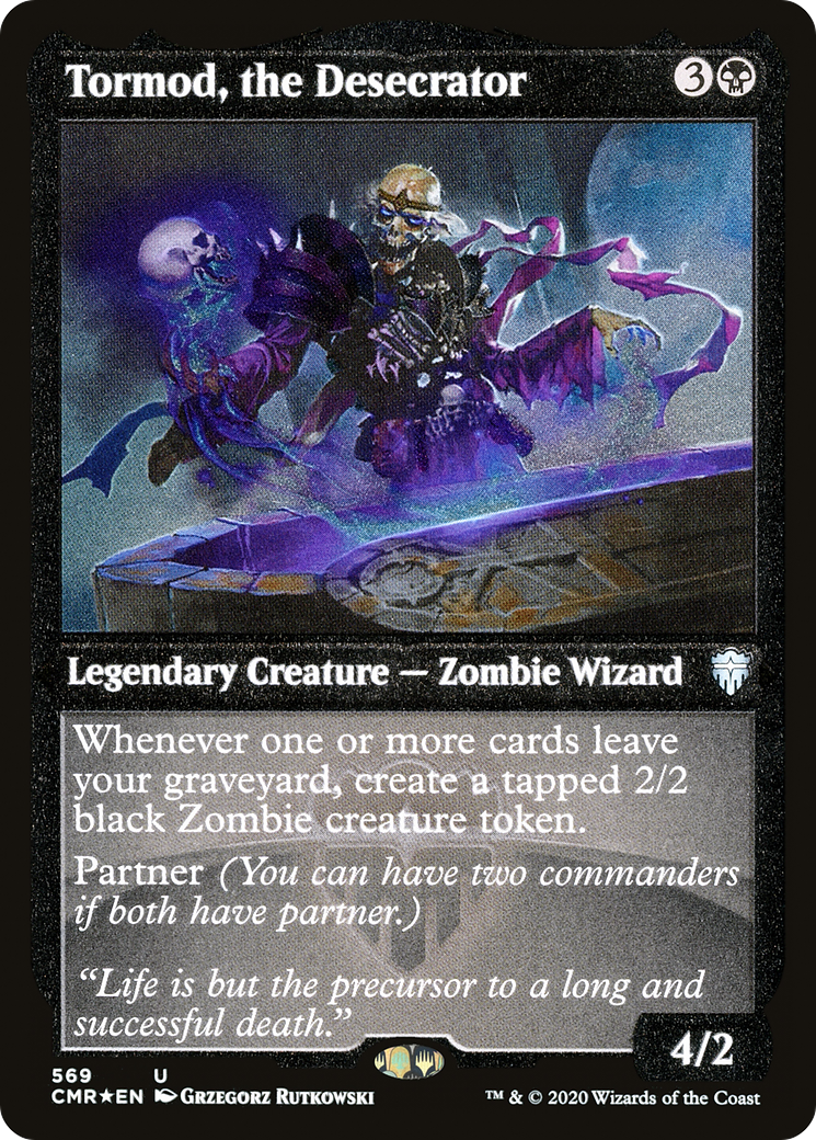 Tormod, the Desecrator (Foil Etched) (CMR-569) [Commander Legends] Etched Foil