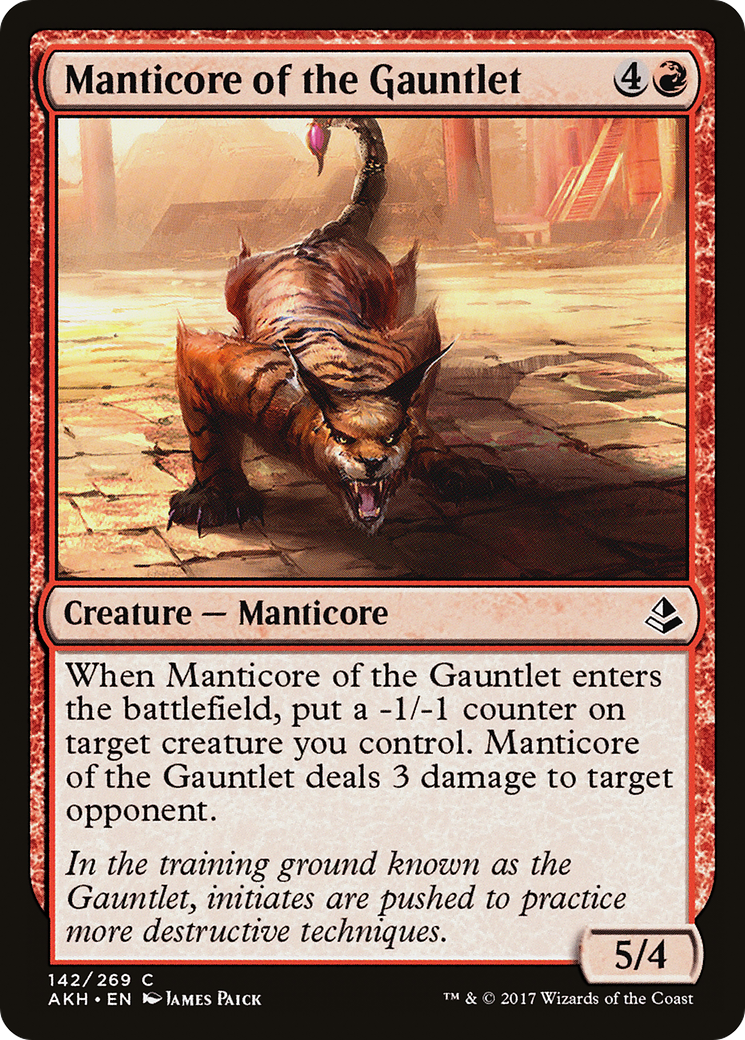 Manticore of the Gauntlet (AKH-142) [Amonkhet]