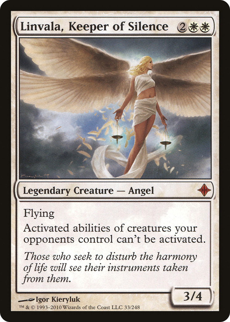 Linvala, Keeper of Silence (ROE-033) [Rise of the Eldrazi] Foil