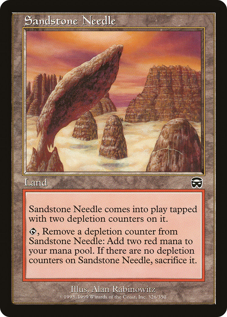 Sandstone Needle (MMQ-326) [Mercadian Masques] Foil