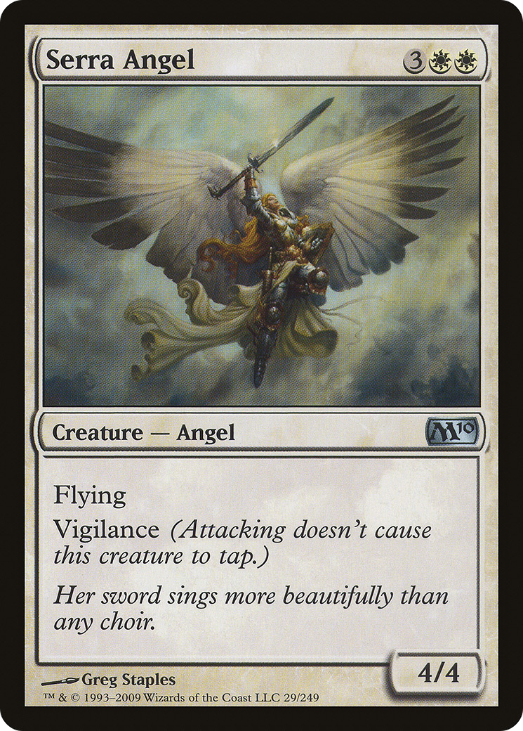 Serra Angel (M10-029) [Magic 2010] Foil