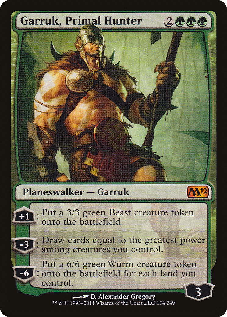 Garruk, Primal Hunter (M12-174) [Magic 2012]