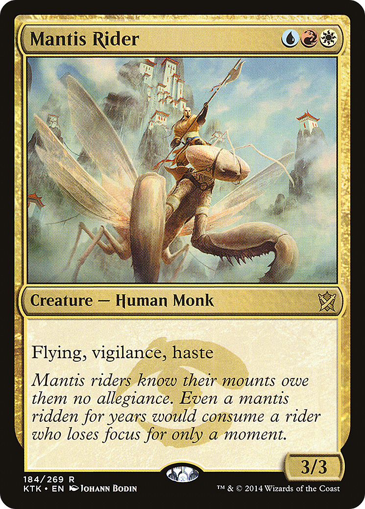 Mantis Rider (KTK-184) [Khans of Tarkir] Foil