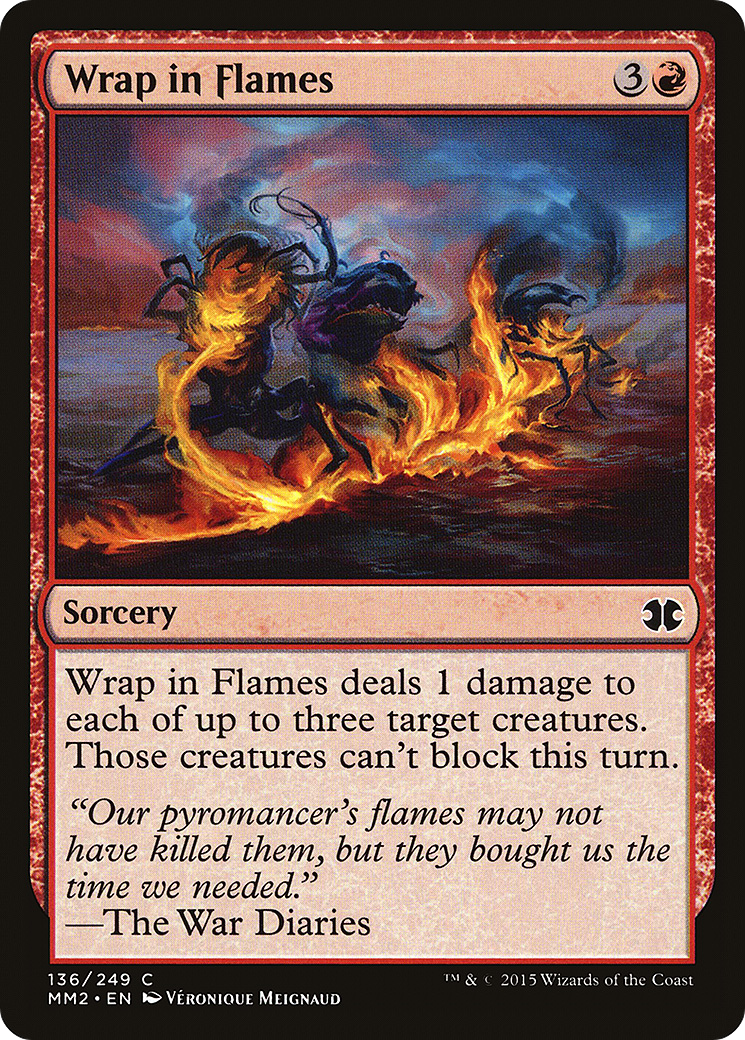 Wrap in Flames (MM2-136) [Modern Masters 2015] Foil