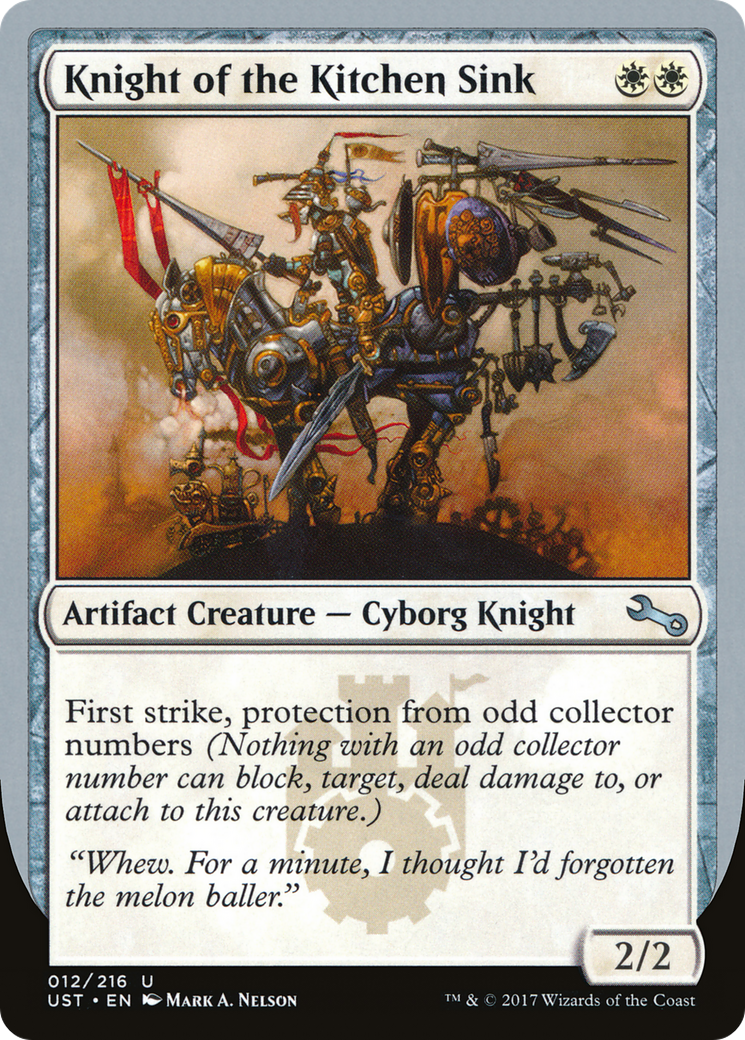 Knight of the Kitchen Sink (UST-12D) [Unstable]