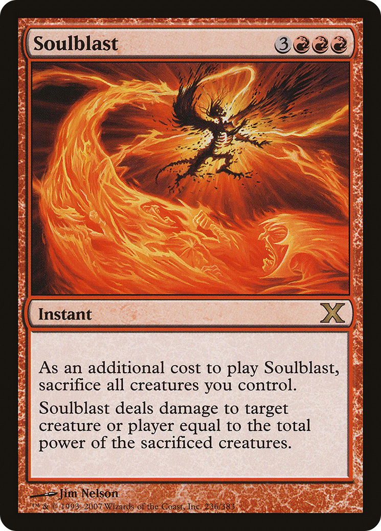 Soulblast (10E-236) [Tenth Edition] Foil