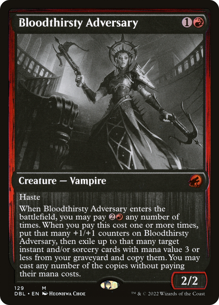 Bloodthirsty Adversary (DBL-129) [Innistrad: Double Feature]