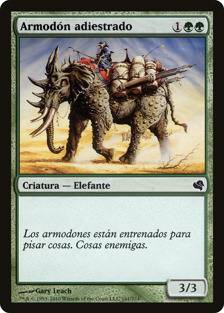 Trained Armodon (Spanish) - "Armodon adiestrado" (PS11-161) [Salvat 2011]