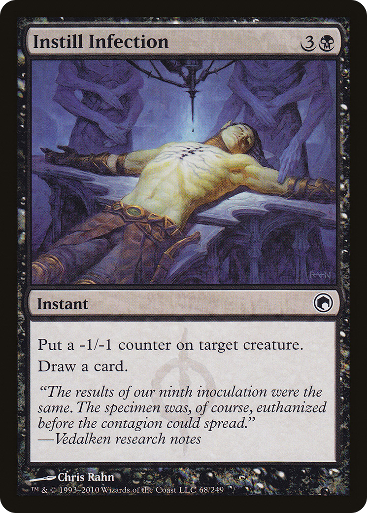 Instill Infection (SOM-068) [Scars of Mirrodin] Foil