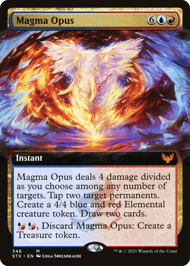 Magma Opus (Extended Art) (STX-346) [Strixhaven: School of Mages]
