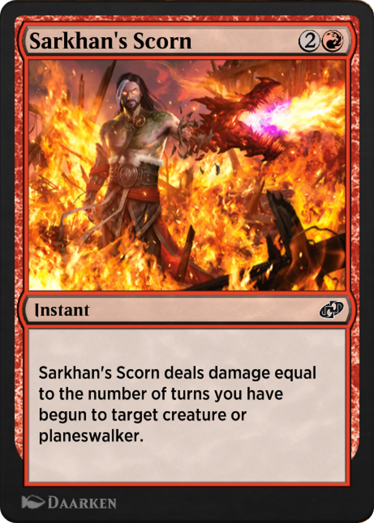 Sarkhan's Scorn (J21-023) [Jumpstart: Historic Horizons]