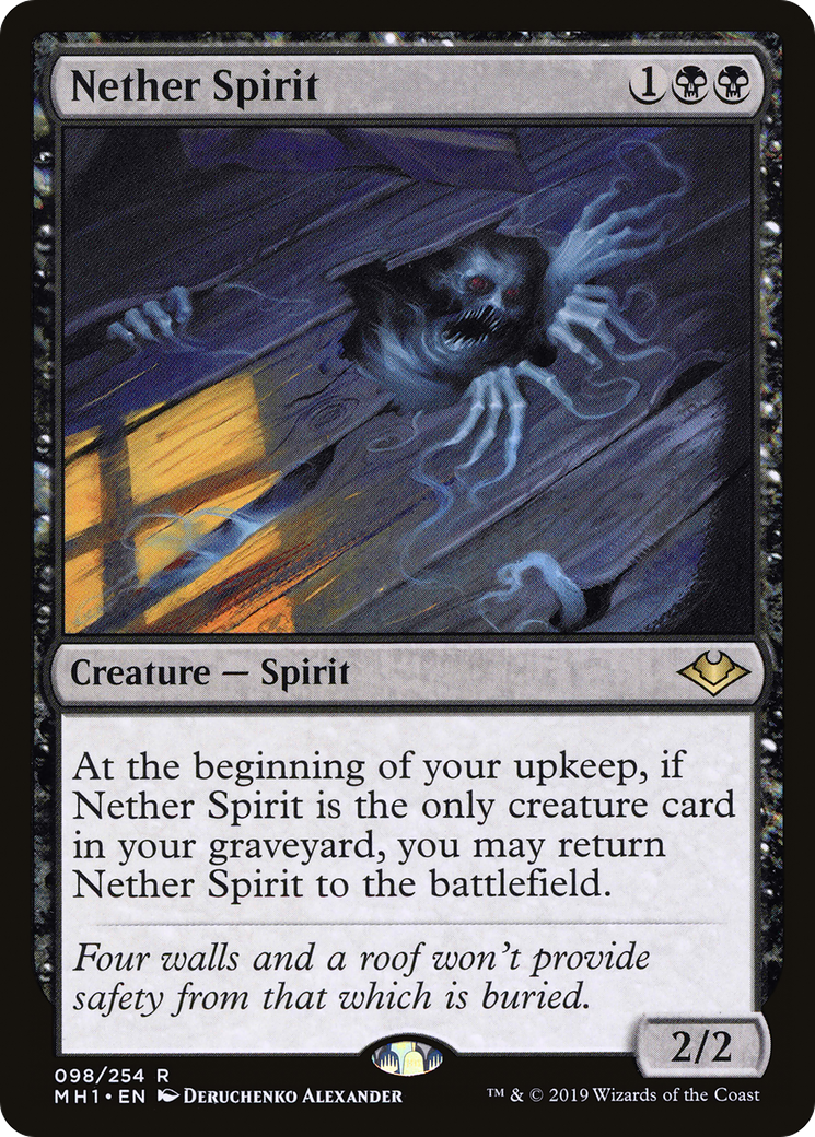 Nether Spirit (MH1-098) [Modern Horizons] Foil