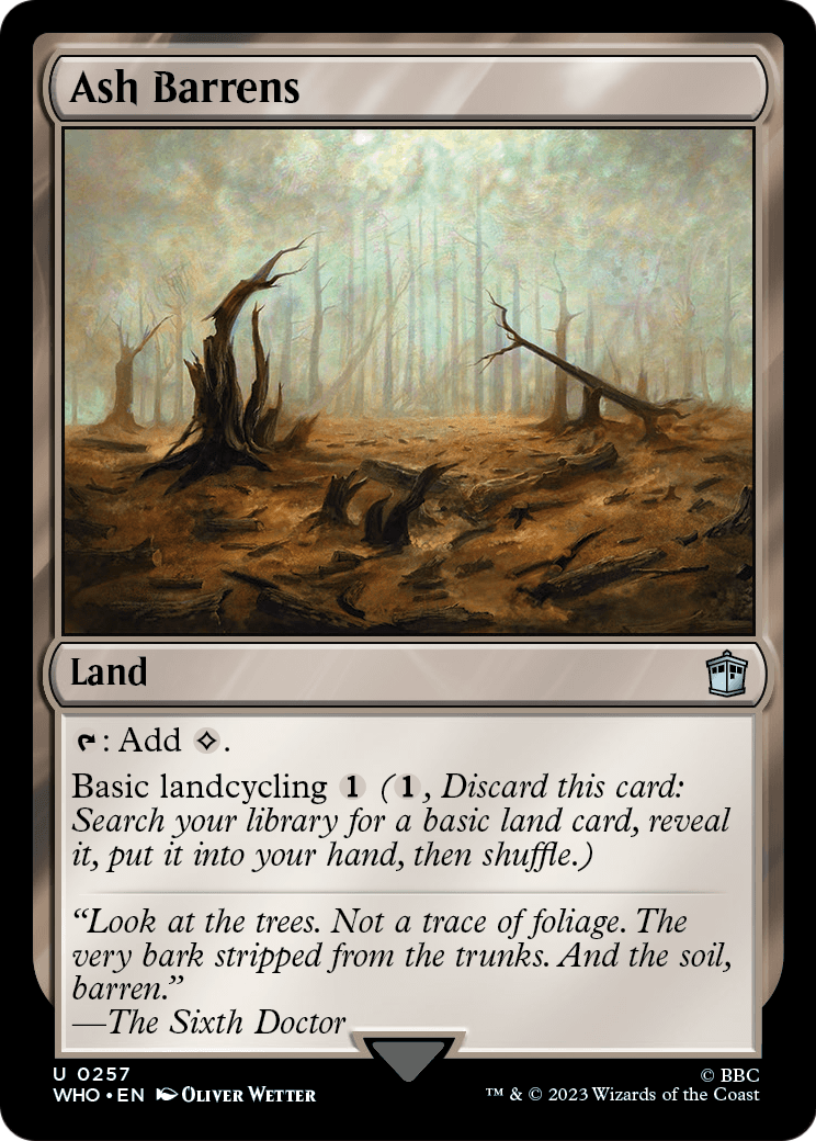 Ash Barrens (WHO-257) [Doctor Who]