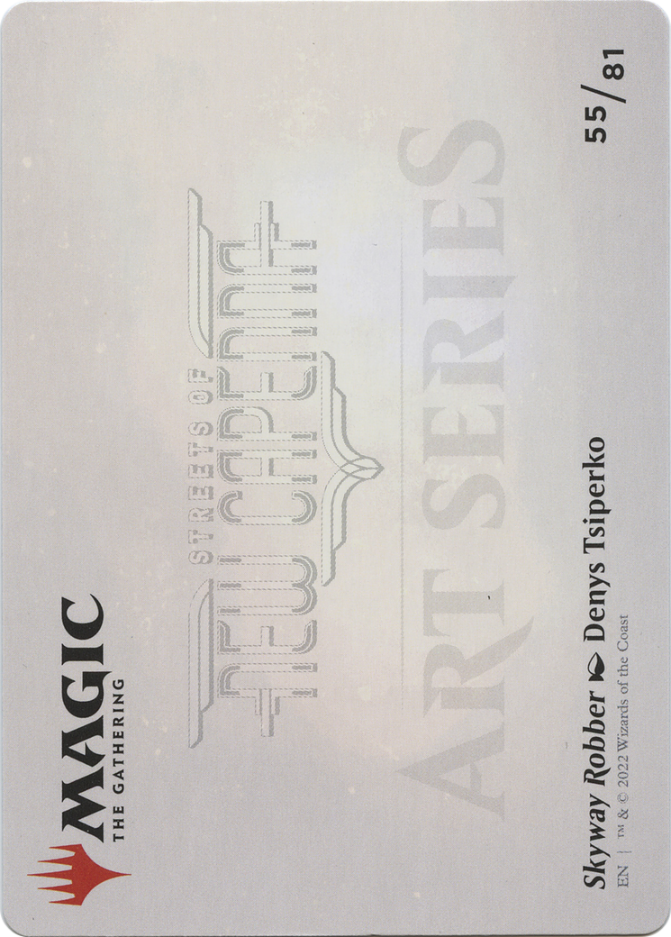 Skyway Robber // Skyway Robber (ASNC-055) (Borderless) [New Capenna Art Series] Foil