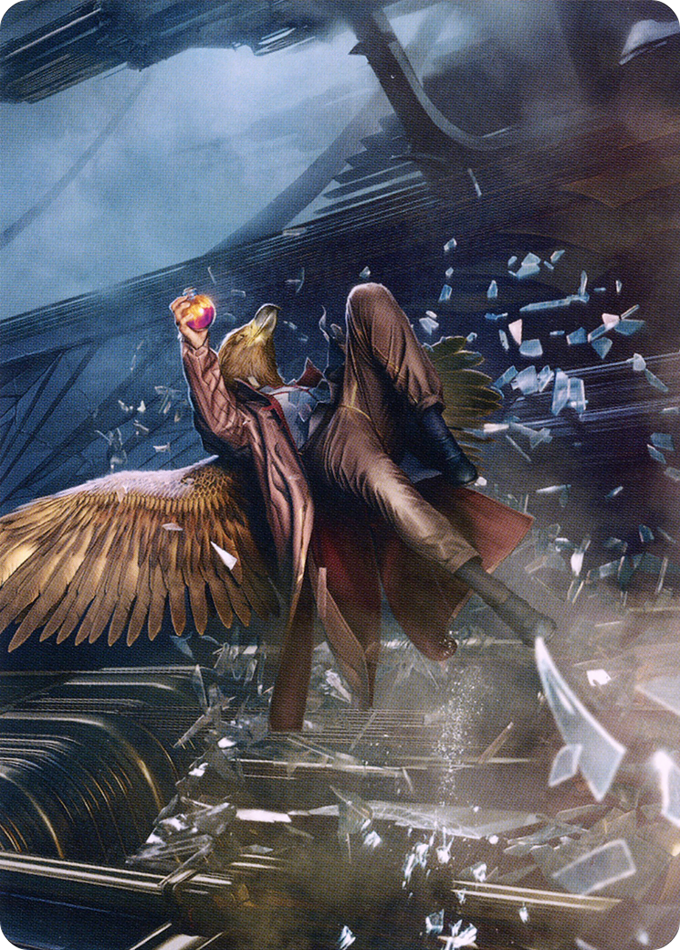Skyway Robber // Skyway Robber (ASNC-055) (Borderless) [New Capenna Art Series] Foil
