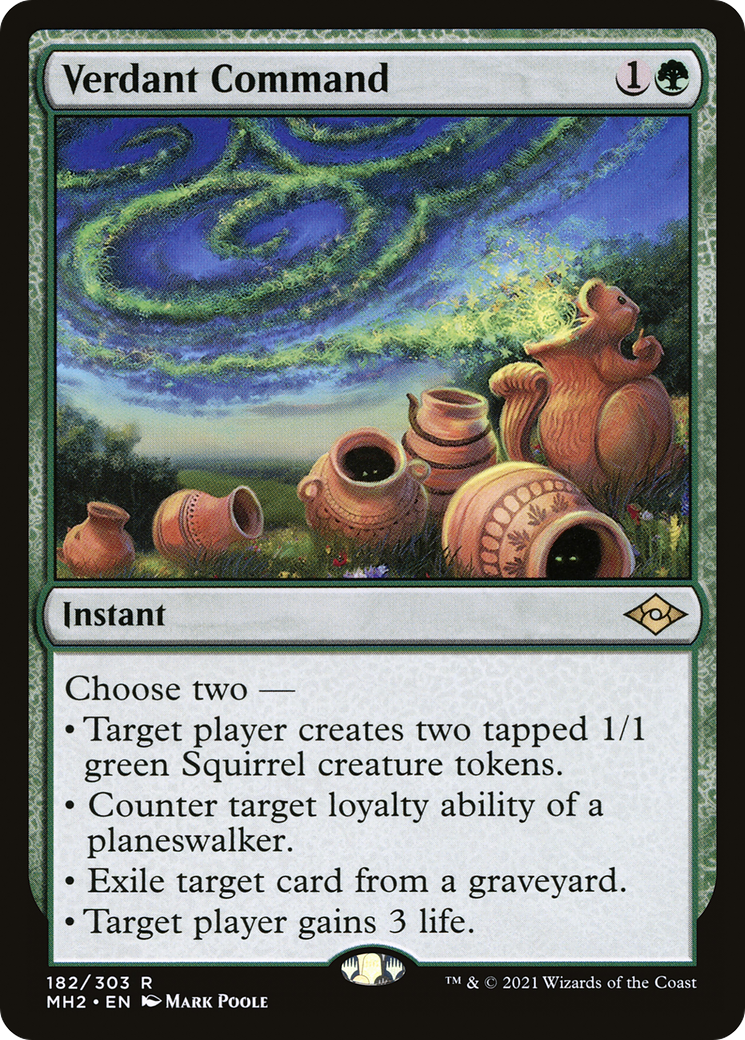 Verdant Command (MH2-182) [Modern Horizons 2]