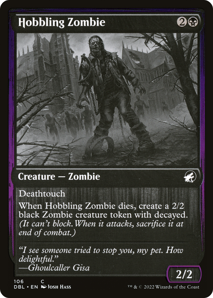 Hobbling Zombie (DBL-106) [Innistrad: Double Feature]