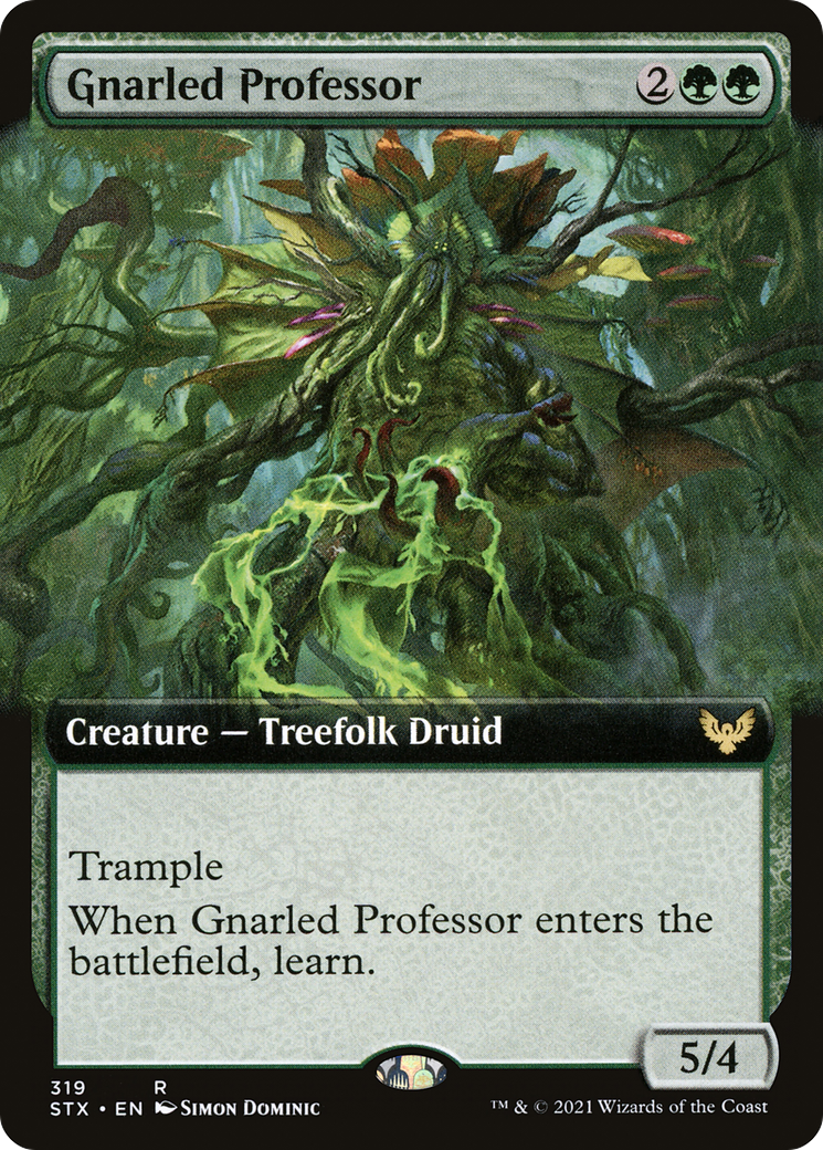 Gnarled Professor (Extended Art) (STX-319) [Strixhaven: School of Mages]